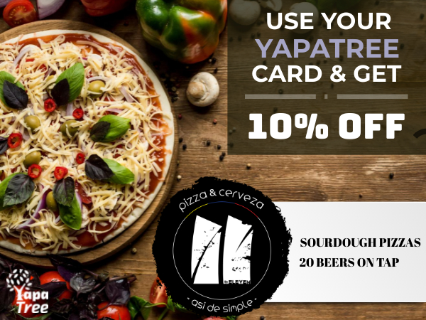 11 Pizza and Beer Cuenca 10 Percent Off