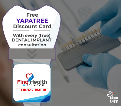 Free YapaTree Discount Card at Find Health in Ecuador