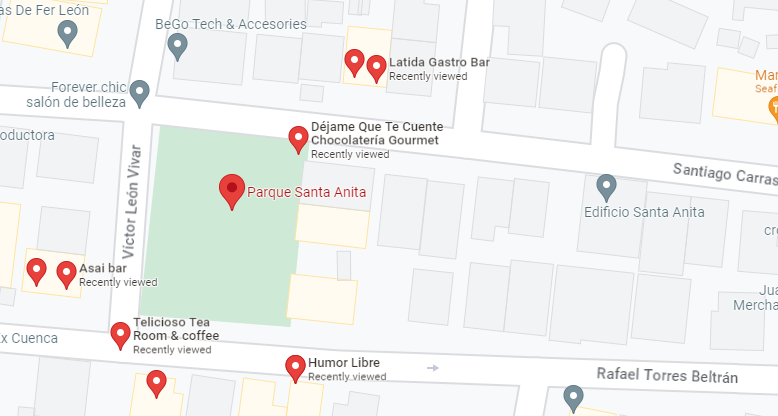 Parque Santa Ana Map