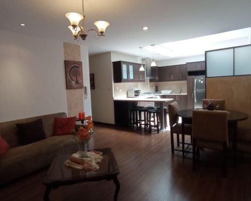 Beautiful Furnished 2BDR Apartment with High Ceiling Next to Yanuncay River Entrance