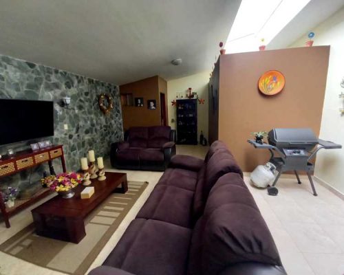 House For Sale On 1 De Mayo In Private Urbanization TV Room 2