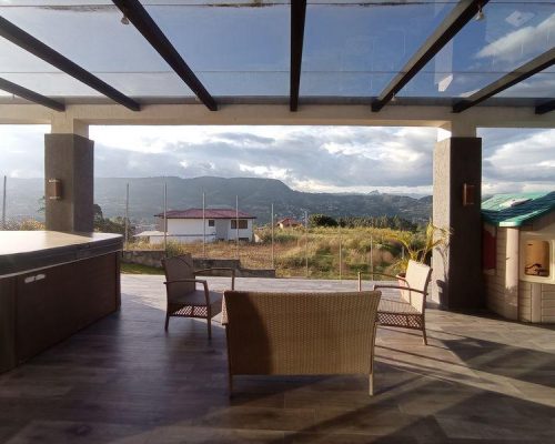 Luxurious 4BDR House with Spectacular Views in Challuabamba - Terrace View