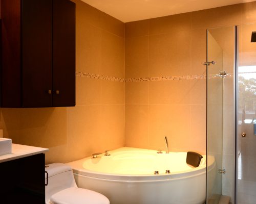 Luxury 3BDR Apartment Overlooking Cuenca's Most Exclusive Area - Bathroom